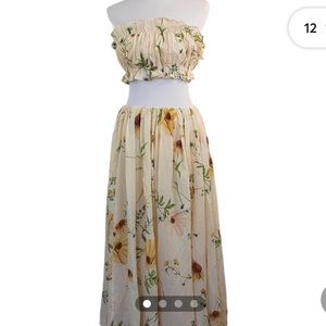 H&m floral set - top